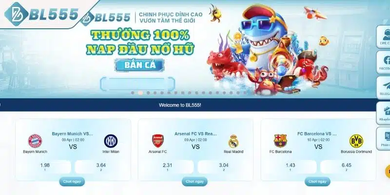 Khuyến mãi BL555 nạp đầu nổ hũ bắn cá